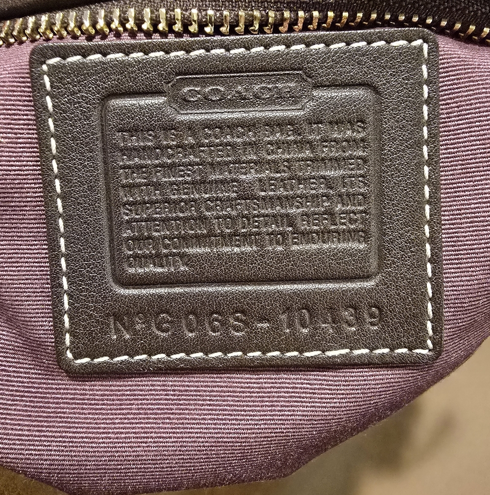 Coach 10439 Patchwork Swingpack Flat Crossbody Ba… - image 2